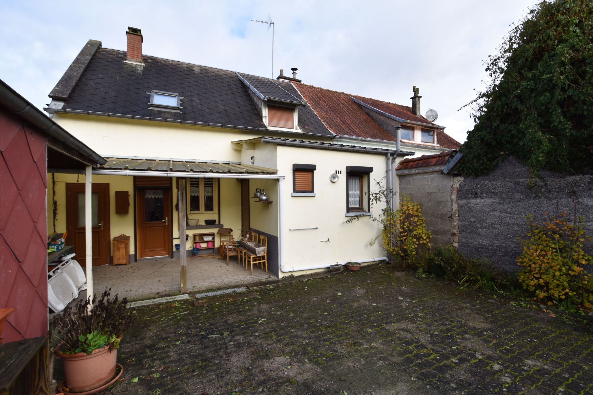 Immo80 – L'immobilier à Amiens et dans la Somme-Agréable maison de village de 88m2 avec beau jardin