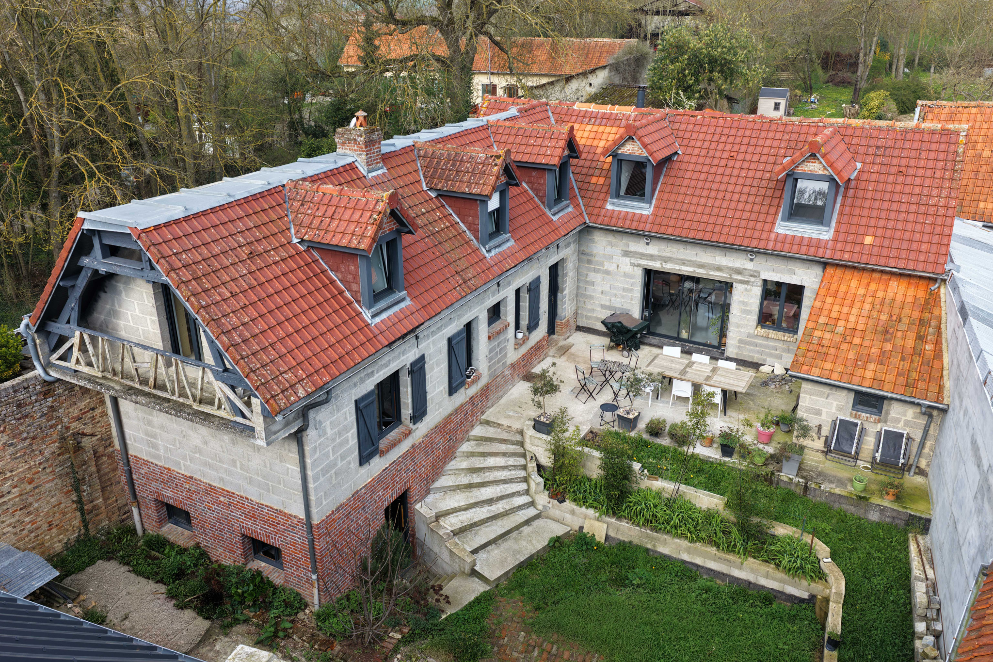 Immo80 – L'immobilier à Amiens et dans la Somme-Belle maison de village de 147m2