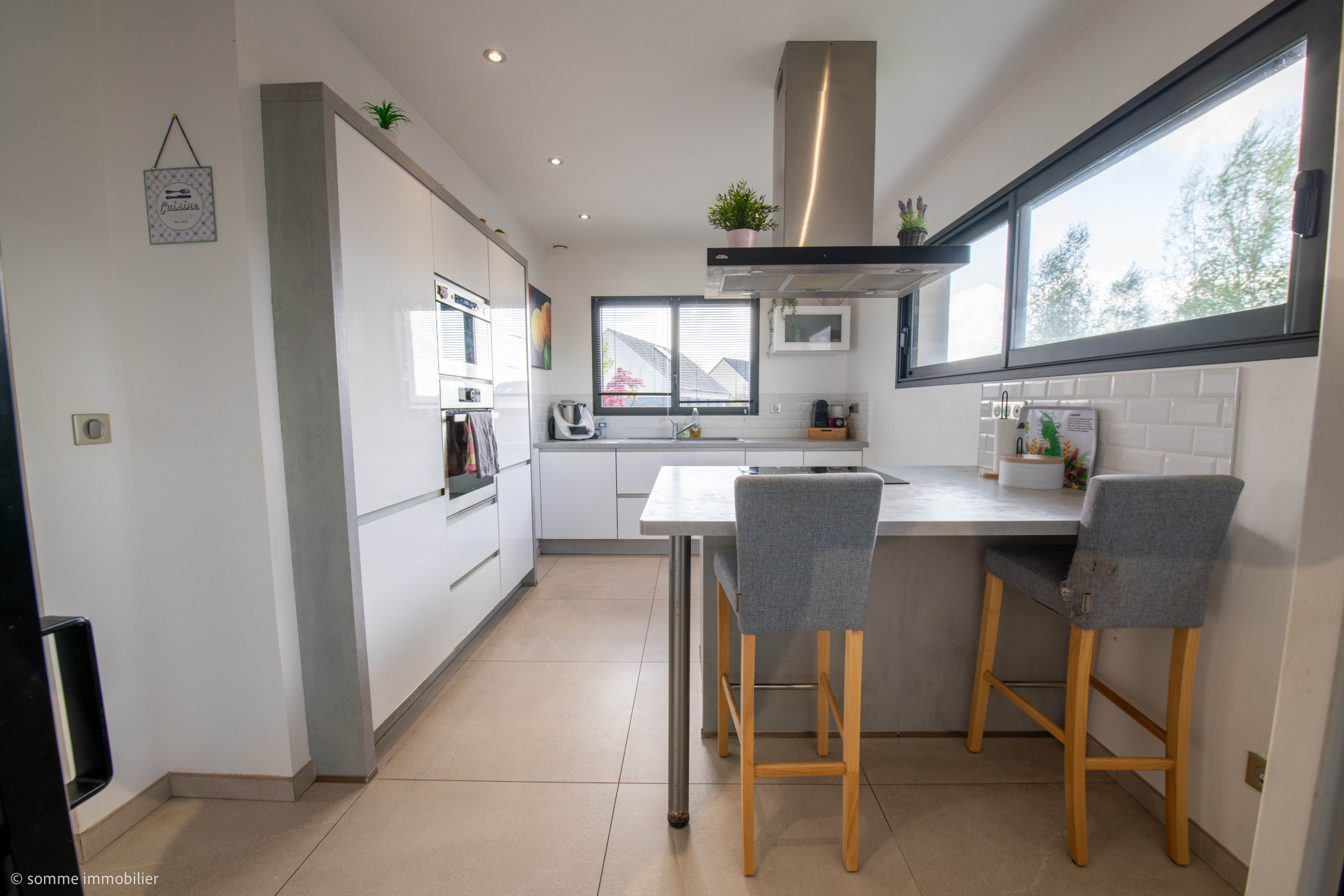 Immo80 – L'immobilier à Amiens et dans la Somme-BERTANGLES, pavillon récent de plain-pied sur sous-sol complet