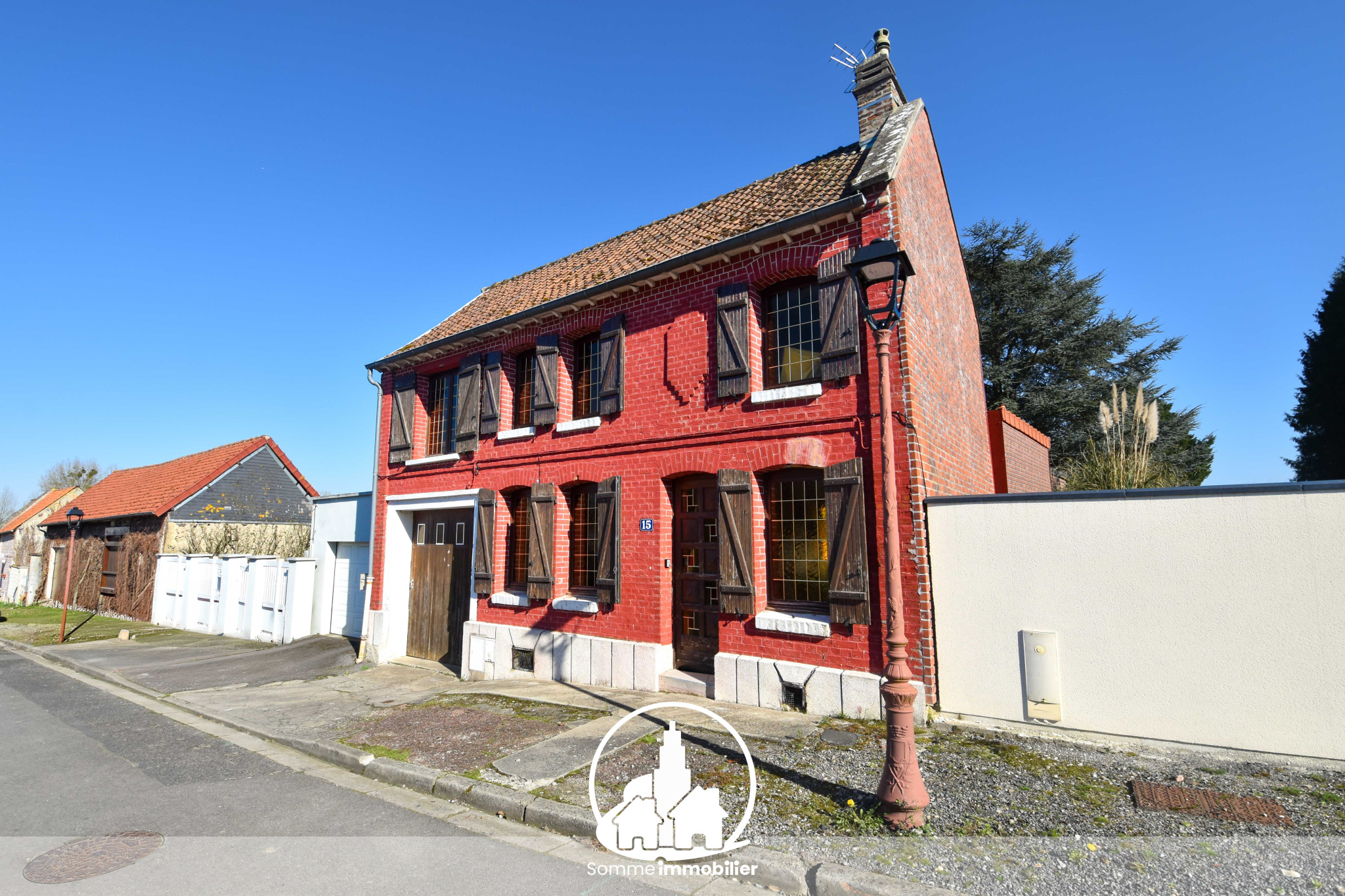 Immo80 – L'immobilier à Amiens et dans la Somme-Belle maison de village en briques