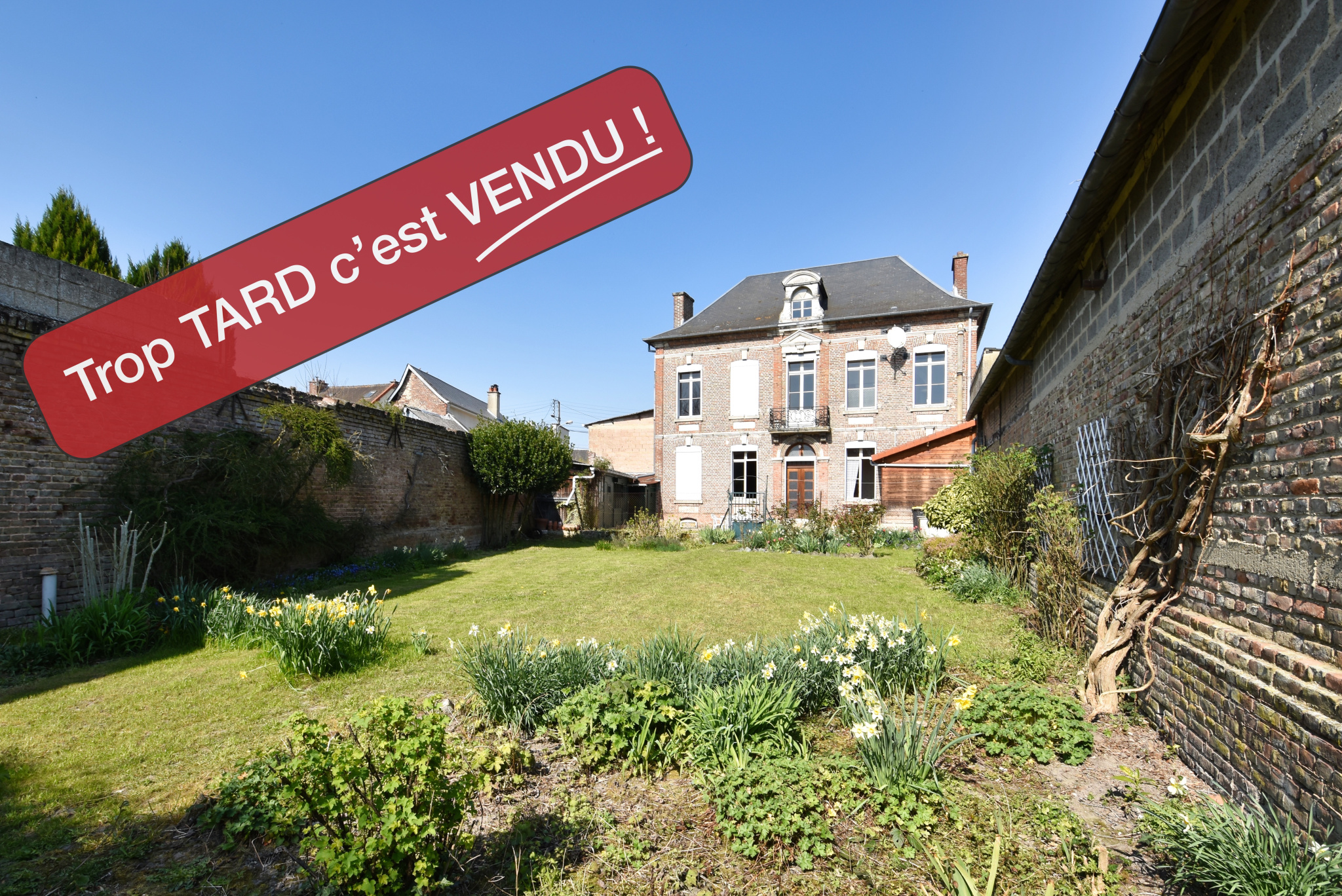 Immo80 – L'immobilier à Amiens et dans la Somme-MAISON DE MAITRE HANGEST-SUR-SOMME
