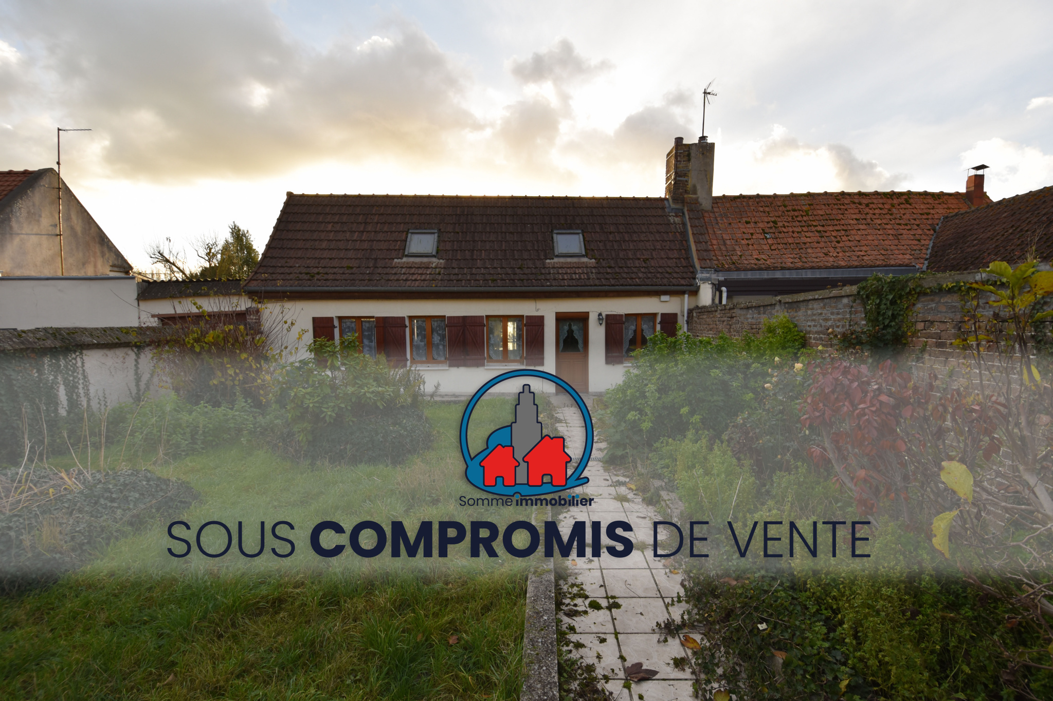 Immo80 – L'immobilier à Amiens et dans la Somme-Ensemble de 2 maisons à rénover entièrement :