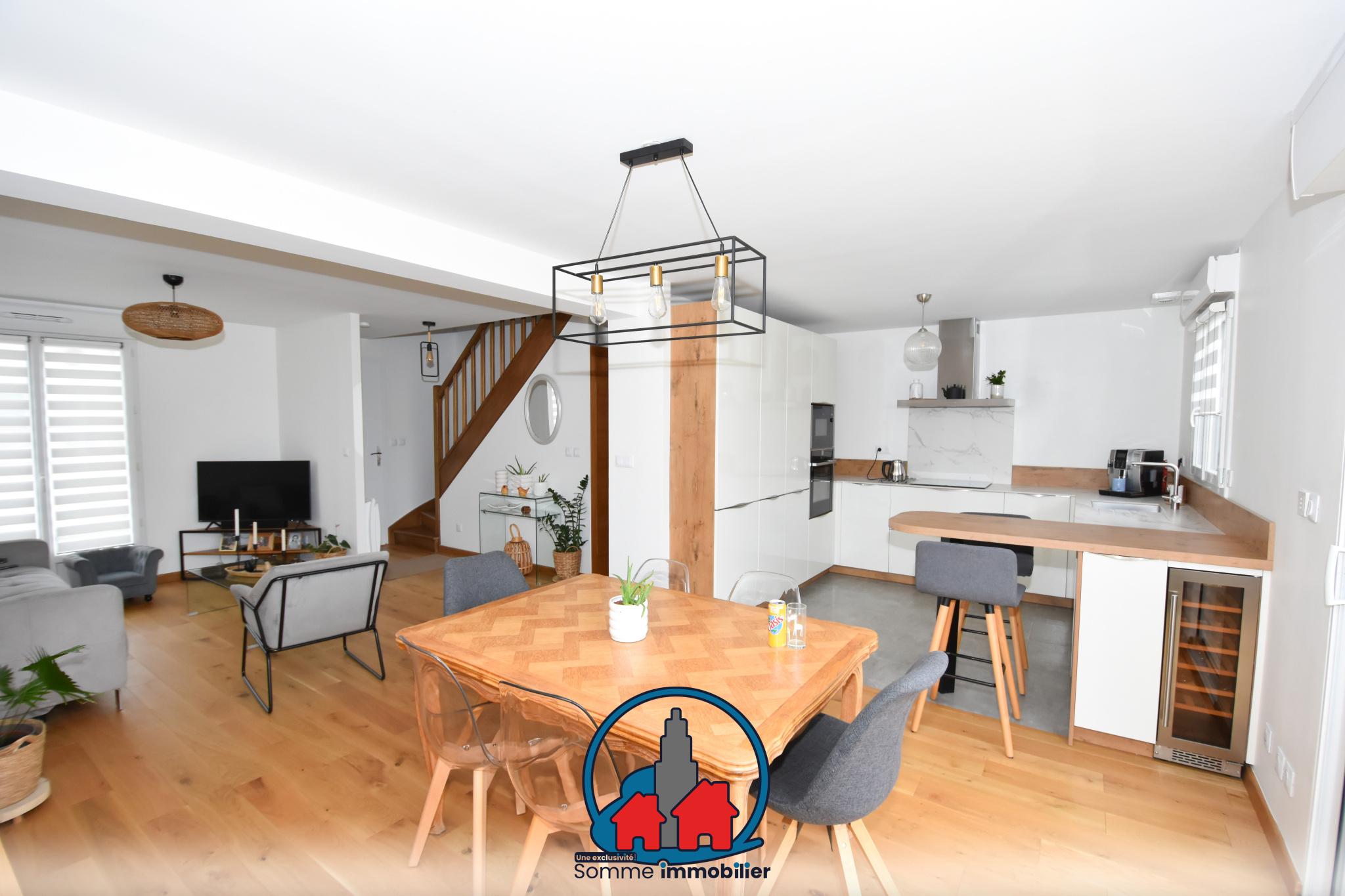 Immo80 – L'immobilier à Amiens et dans la Somme-EXCLUSIVITÉ SECTEUR FLIXECOURT, Magnifique pavillon aux prestations de qualité