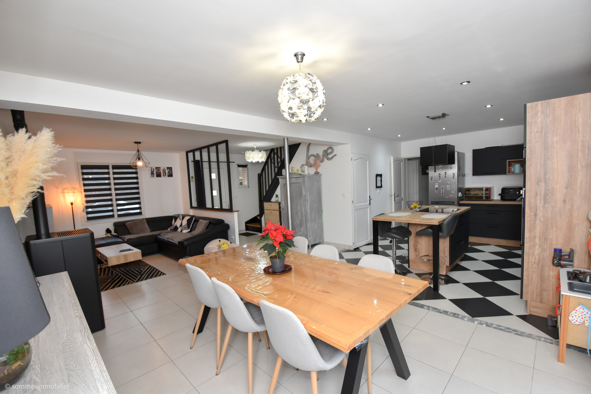 Immo80 – L'immobilier à Amiens et dans la Somme-Maison individuelle 4 chambres   Garage et jardin