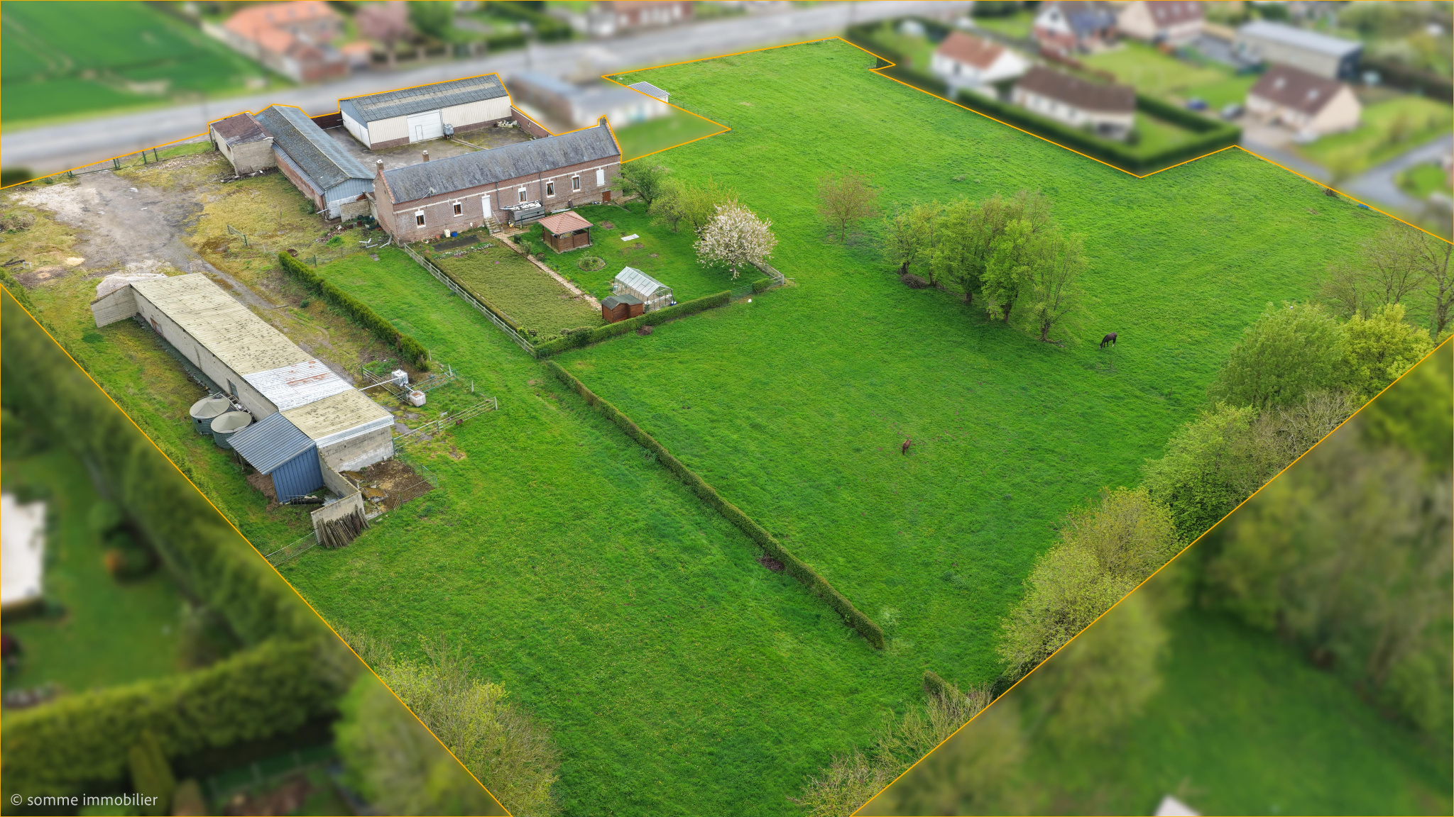 Immo80 – L'immobilier à Amiens et dans la Somme-CORPS DE FERME – LA VICOGNE