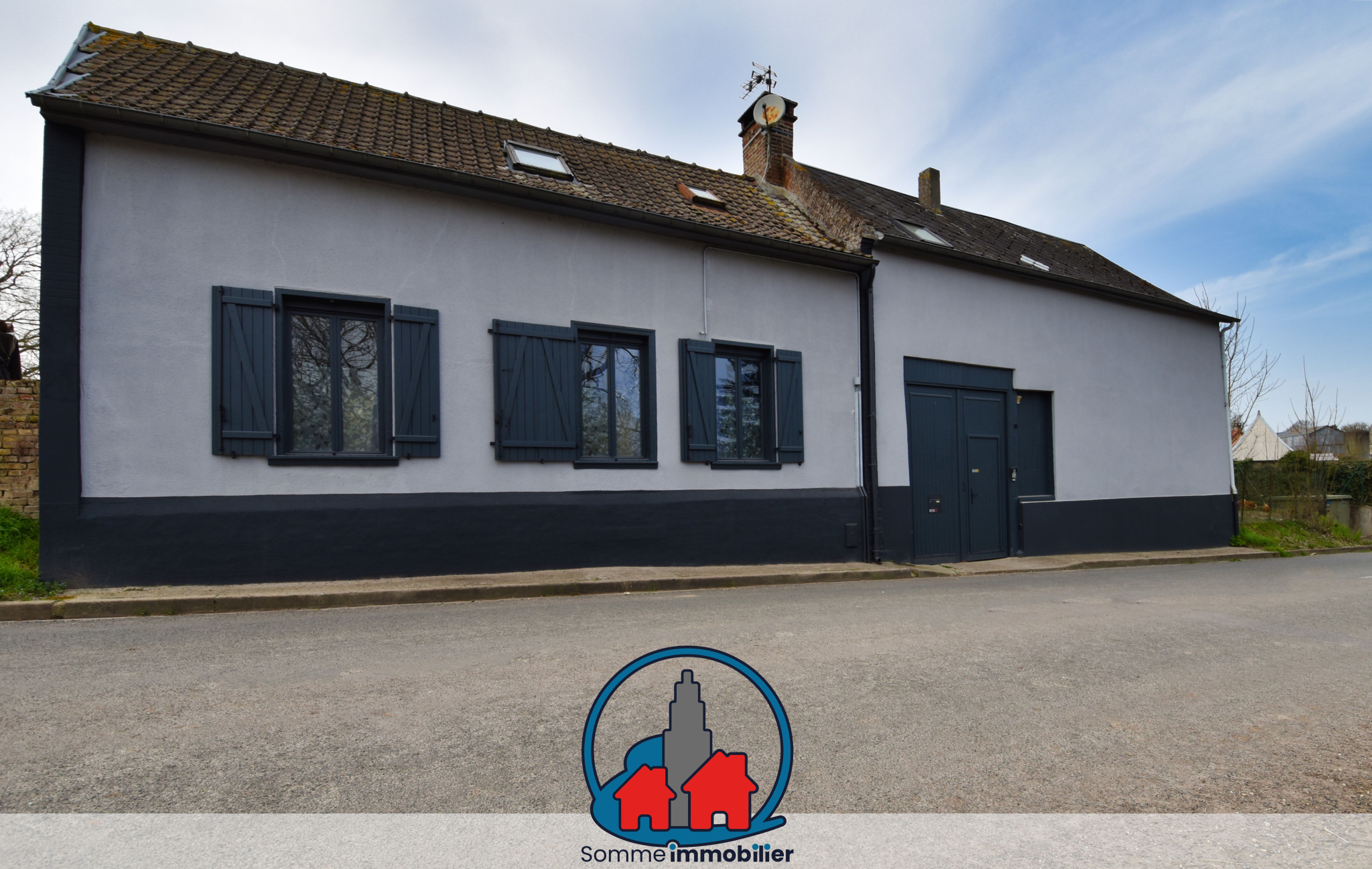 Immo80 – L'immobilier à Amiens et dans la Somme-Maison rénovée avec terrasse, dépendances et jardin clos